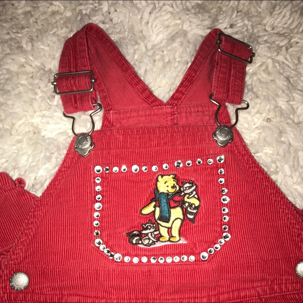 Bedazzled (Custom) 18M Winnie the Pooh Overalls